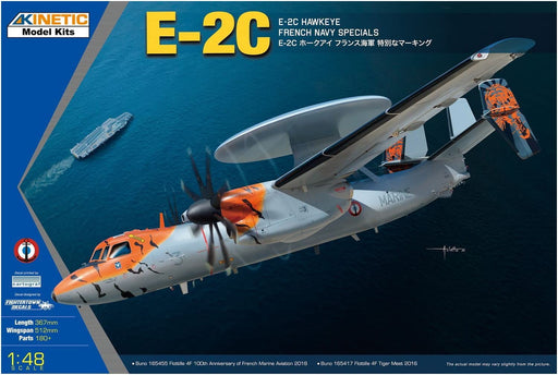 KINETIC 1/48 E-2C Hawkeye French Navy Specials Plastic Model Kit KNE48122 NEW_2