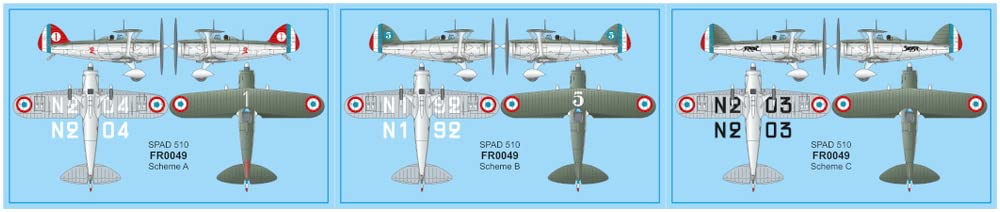 Azur FRROM 1/72 french air force SPAD 510 7 eme Escadre Model Kit AZUFR0049 NEW_2