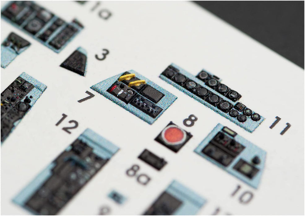 1/72 F-4C 'Phantom II' Interior 3D Decals for Finemolds Model Parts RSKK72007_3