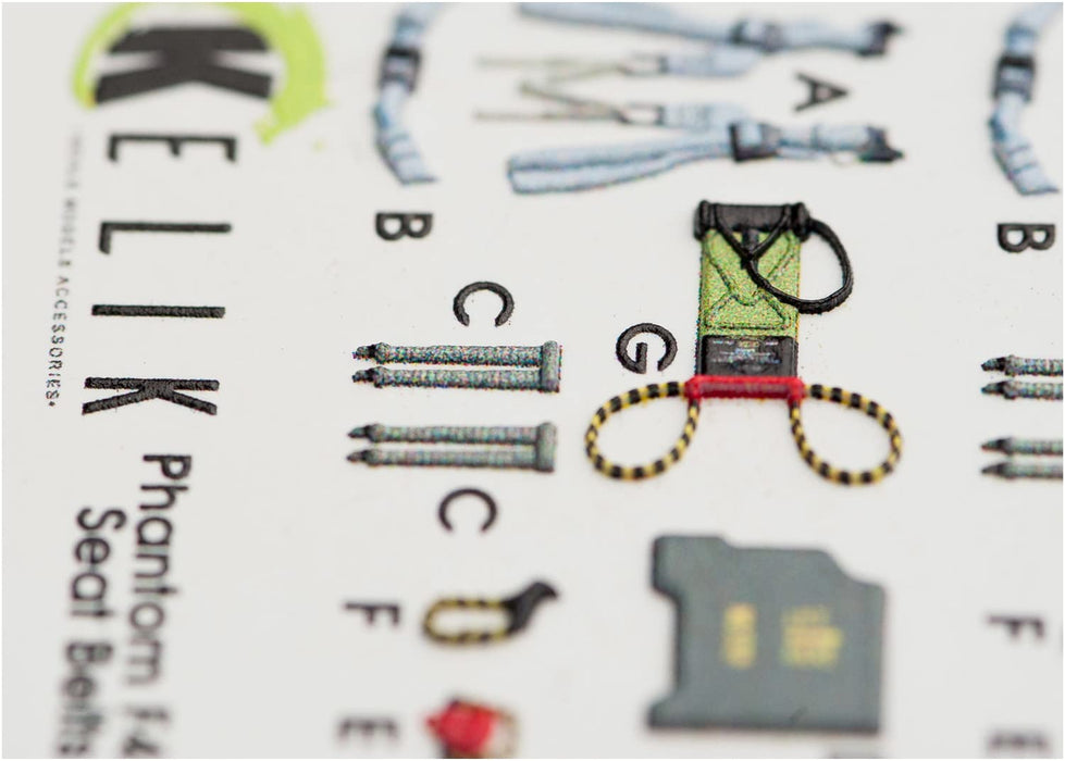 1/72 F-4C 'Phantom II' Interior 3D Decals for Finemolds Model Parts RSKK72007_6