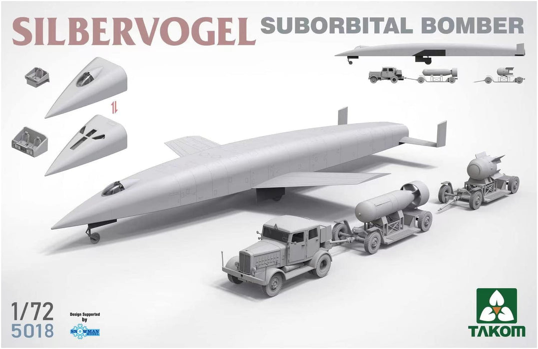 Takom 1/72 Silbervogel Suborbital Bomber & Atomic Payload Suite Kit TKO5018 NEW_4