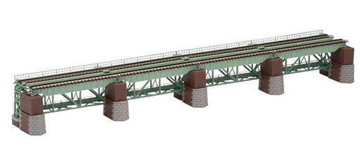 TOMIX N Gauge Deck Bridge Set Green 3270 Model Railroad Supplies Plastic NEW_1