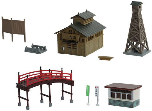 TOMYTEC 1/150 DIORAMA COLLECTION 106-3 Hot Spring Town Accessory 3 324201 NEW_1