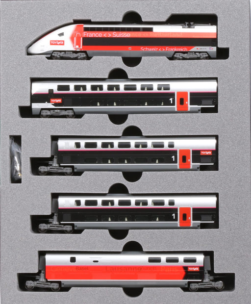 KATO N Gauge TGV Lyria Euroduplex 10-Car Set 10-1762 Model Railroad Supplies NEW_2