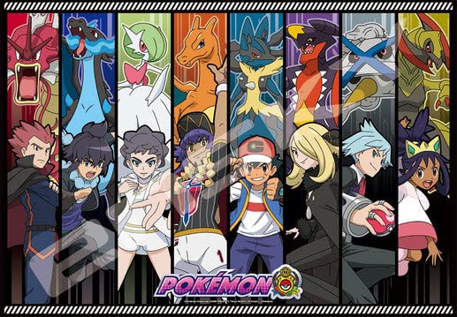 Pokemon Masters Eight 1000 Piece Jigsaw Puzzle ENSKY (51x73.5cm) 1000T-336 NEW_1