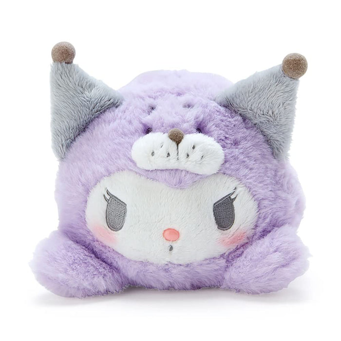 Sanrio Kuromi seal fluffy plush Doll 124133 Purple Polyester 16x20x14cm NEW_3