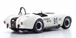 Kyosho Original 1/18 Shelby Cobra 427 S/C ESSEX WIRE #91 White Blue KS08047EW_2