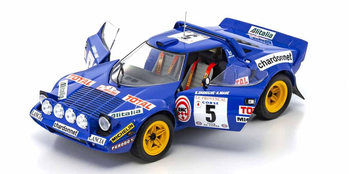 Kyosho Original 1/18 Lancia Stratos HF 1976 Tour de Corse #5 KS08130C Model Car_5