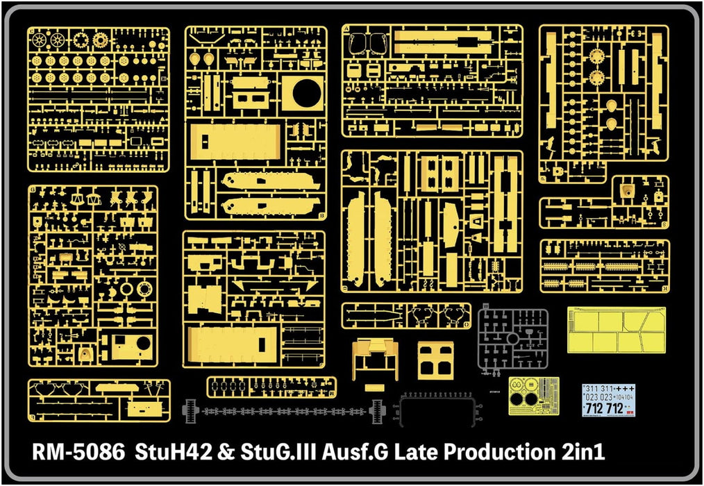 1/35 german army StuH42 & StuG.III Ausf.G Late Production 2 in 1 kit RFM5086 NEW_2