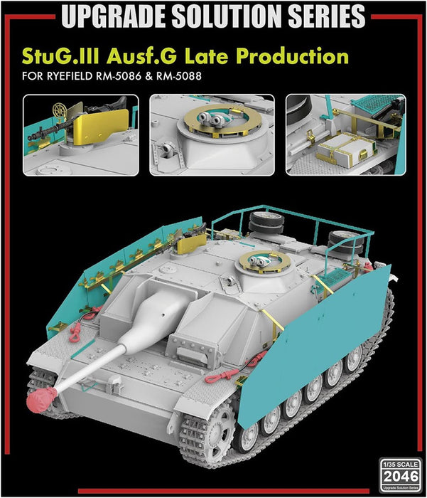 1/35 Upgrade Solution Series StuG.III G Late Prodduction RFM2046 for 5086&5088_2