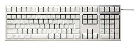 Topre REALFORCE R3S Keyboard USB Full Size Japanese Layout 112 Keys White R3SA41_1
