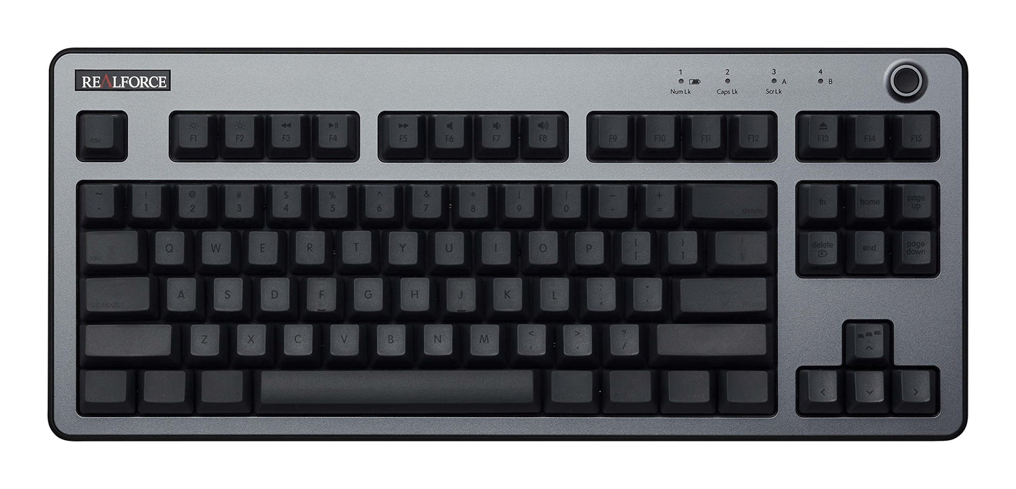 Topre REALFORCE R3 Keyboard Mac Layout Quiet Hybrid Dark Silver&Dark G —  akibashipping