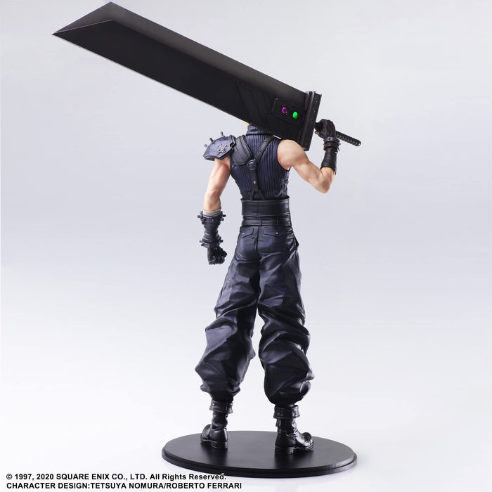 Square Enix Final Fantasy VII Remake Static Arts Cloud Strife Painted Figure NEW_4