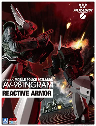 AOSHIMA Mobile Police Patlabor AV-98 Ingram Reactive Armor 1/43 Model Kit MP-04_8