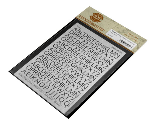 Matho Models MH80024 Decal Letters (UPPERCASE) Black 8mm Plastic Model Parts NEW_1