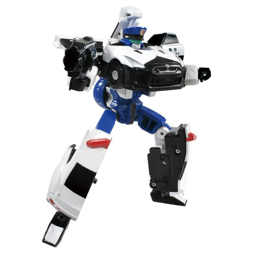 TAKARA TOMY Tomica JOBRAVER JB01 POLICE BRAVER NISSAN GT-R PATROL CAR Figure NEW_1