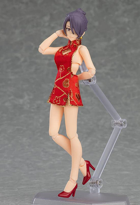 figma Styles 569 Female Body (Mika) with Mini Skirt Chinese Dress Outfit M06830_8