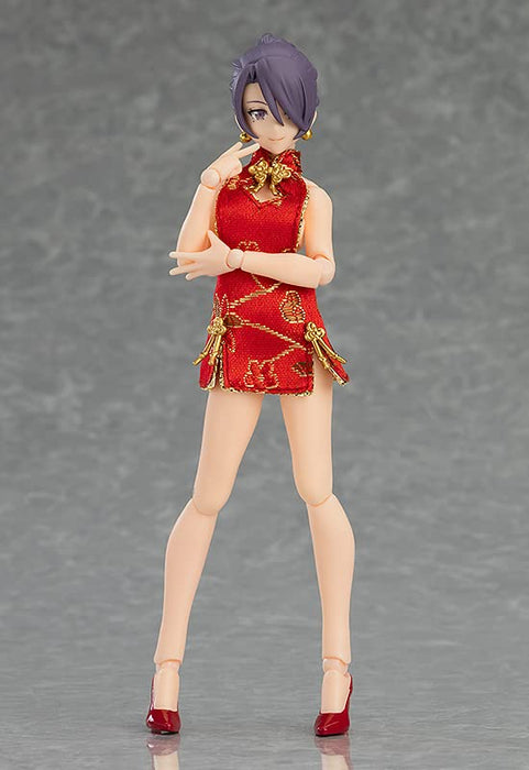 figma Styles 569 Female Body (Mika) with Mini Skirt Chinese Dress Outfit M06830_9