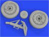 Eduard 1/48 A-1J Wheels for Tamiya Plastic Model Parts EDU648761 NEW from Japan_1