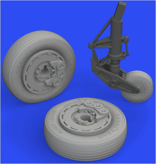 Eduard 1/48 A-1J Wheels for Tamiya Plastic Model Parts EDU648761 NEW from Japan_2