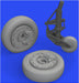 Eduard 1/48 A-1J Wheels for Tamiya Plastic Model Parts EDU648761 NEW from Japan_2