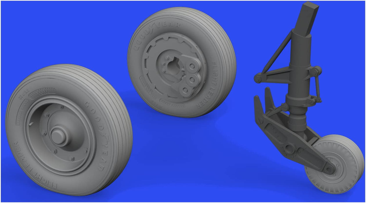 Eduard 1/48 A-1J Wheels for Tamiya Plastic Model Parts EDU648761 NEW from Japan_4