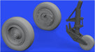 Eduard 1/48 A-1J Wheels for Tamiya Plastic Model Parts EDU648761 NEW from Japan_4