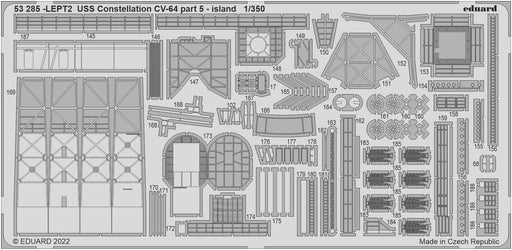 1/350 US Navy Aircraft Carrier CV-64 Constellation Etching Parts Part 5 EDU53285_2