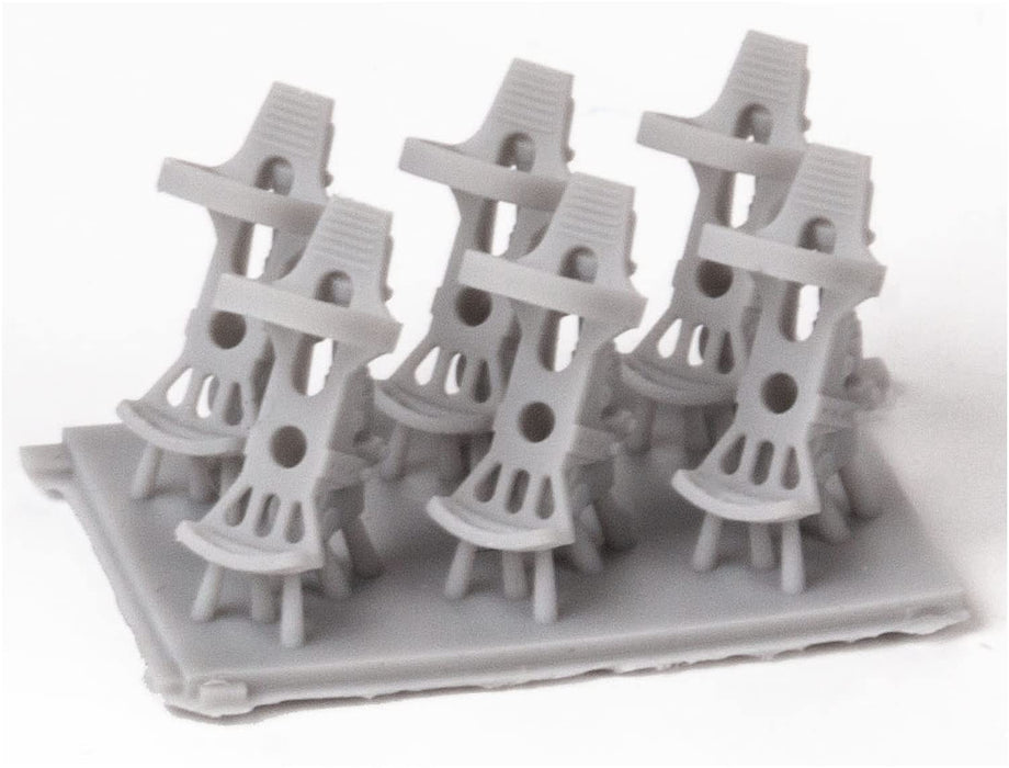 Eduard 1/48 Luftwaffe Rudder Pedals 3 Pair Plastic Model Parts EDU648778 NEW_4