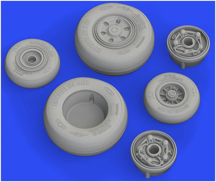 Eduard 1/48 EA-18G Wheels for Meng Model Plastic Model Parts EDU648774 NEW_1