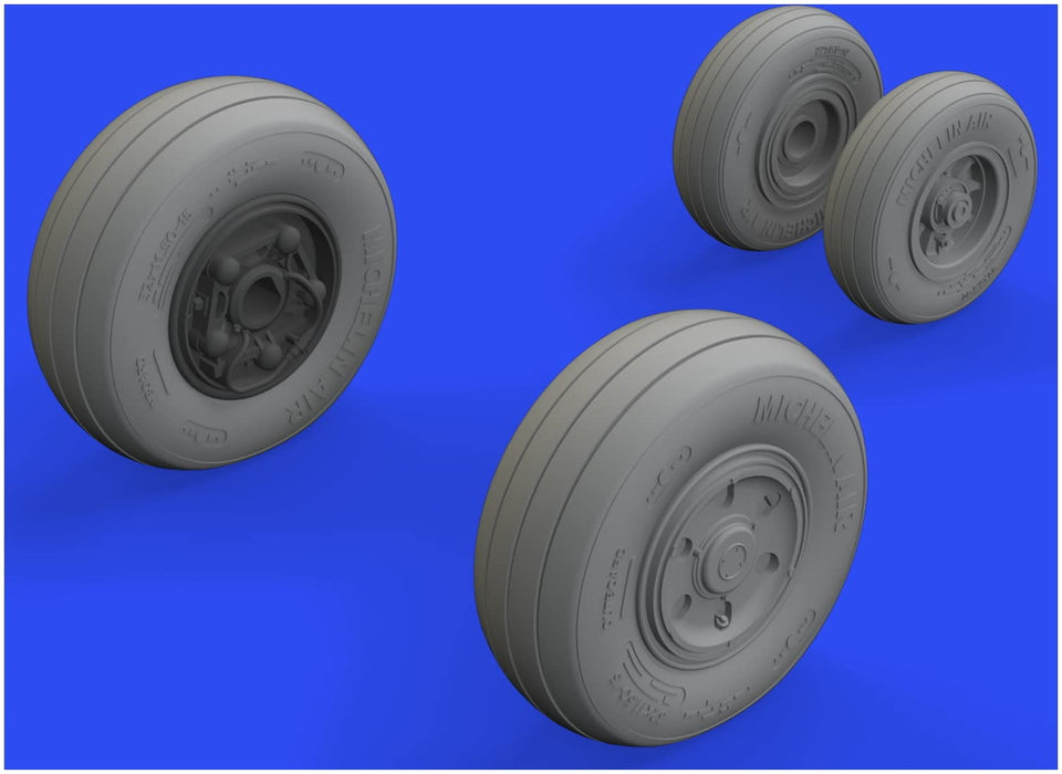 Eduard 1/48 EA-18G Wheels for Meng Model Plastic Model Parts EDU648774 NEW_2