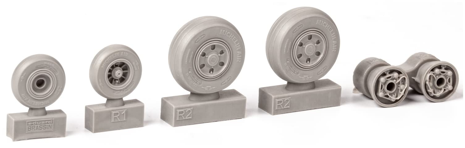 Eduard 1/48 EA-18G Wheels for Meng Model Plastic Model Parts EDU648774 NEW_5