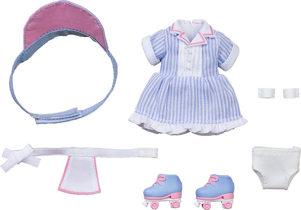 Good Smile Company Nendoroid Doll Outfit Set Diner Girl Blue G12946 Cloth NEW_1