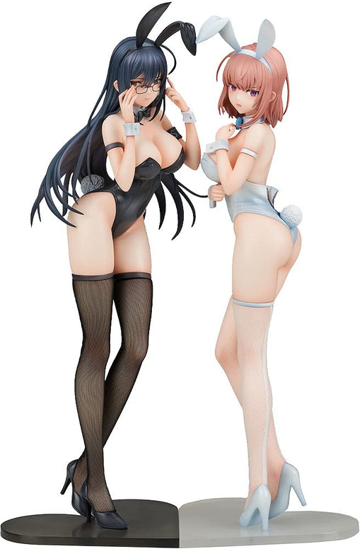 Ikomochi Original Black Bunny Aoi & White Bunny Natsume Set of 2 Figure EN92486_1