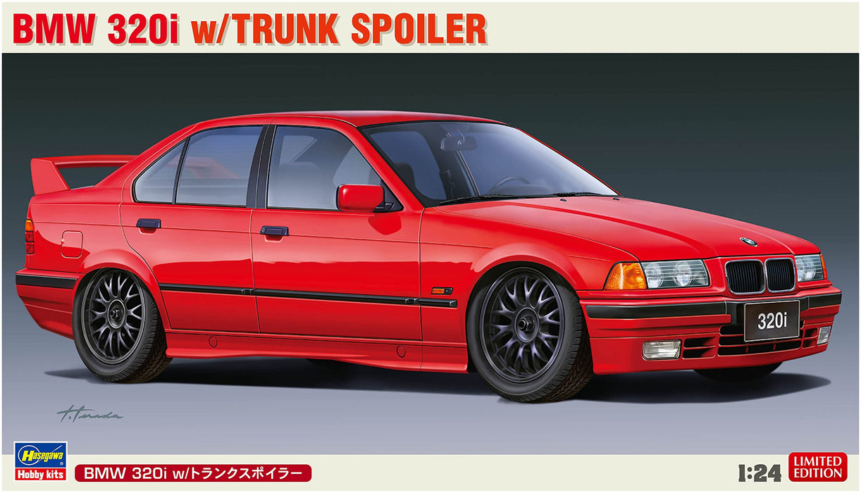 Hasegawa 1/24 scale BMW 320i with TRUNK SPOILER Plastic Model kit 20592 NEW_5