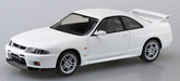 AOSHIMA 1/32 The Snap Kit Series Nissan R33 Skyline GT-R White Model Kit 15-C_2