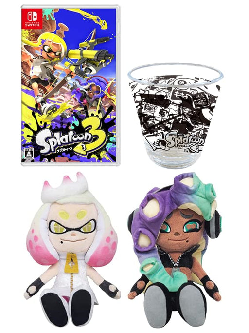 [Delivery in original shipping box] Splatoon 3 -Switch + Tentacles plush toy set_1