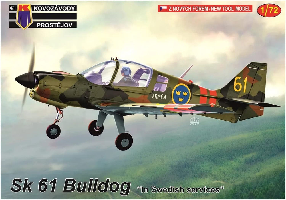 KP Models 1/72 swedish air force Sk 61 Bulldog 'In Swedish Services' Kit KPM0300_3