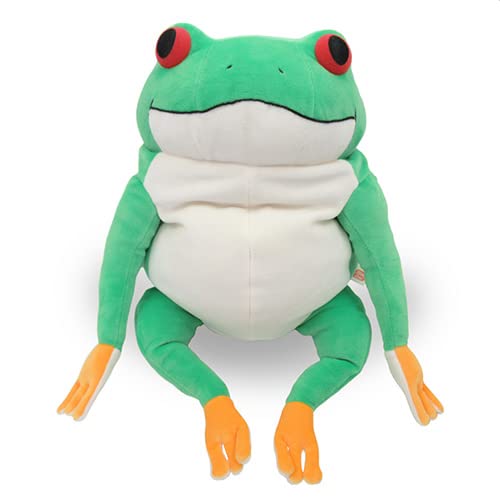 Shinada Global Mochi Kaeru Frog Green L size MOKR-0350G Polyester H25cm NEW_1