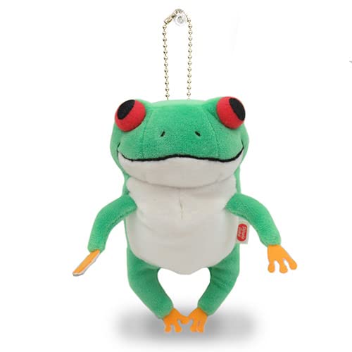 Shinada Global Mochi Kaeru Frog Green MINI size ‎MOKR-0088G Polyester Ball Chain_1
