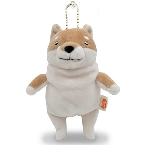 Shinada Global Mochi Inu Dog Chashiba Mini Size Plush Keychain MOIN-0088R NEW_1