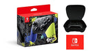 [Genuine Product] Nintendo Switch Pro Controller Splatoon 3 Edition + Pouch NEW_1