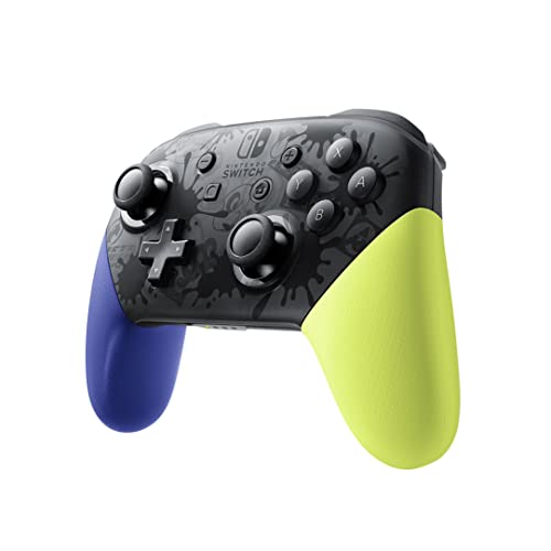 [Genuine Product] Nintendo Switch Pro Controller Splatoon 3 Edition + Pouch NEW_2