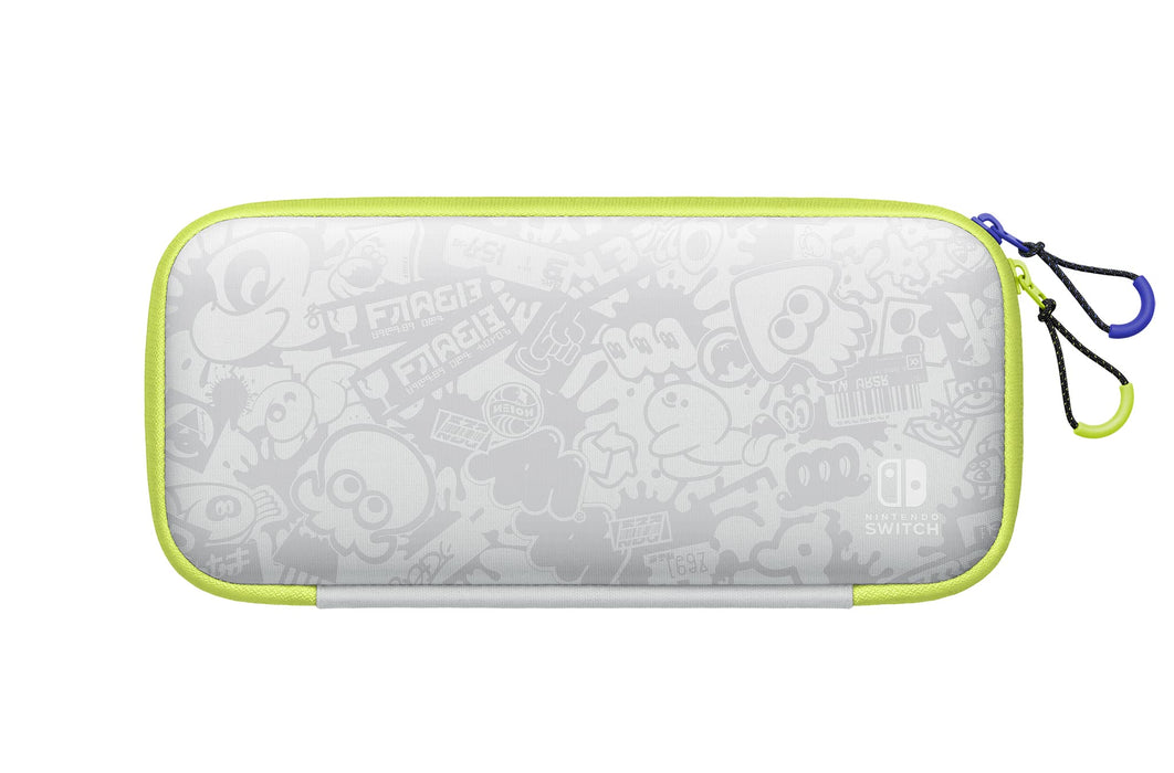 Nintendo Switch Carrying Case Splatoon 3 Edition w/ screen protector HEG-A-P3SAB_3