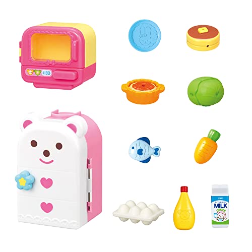 Mell-chan Osewa Parts Microwave and refrigerator Set (2022 Model) Pink 1851587_1