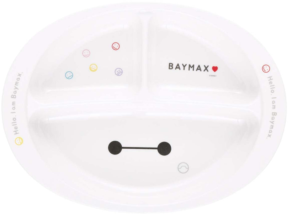 Skater Children's Plate Melamine Lunch Plate 750ml BAYMAX M370-A Dishwasher Safe_1