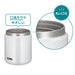 Thermos Vacuum Insulated Soup Jar 400ml White Gray JBR-401 WHGY Stainless Steel_3