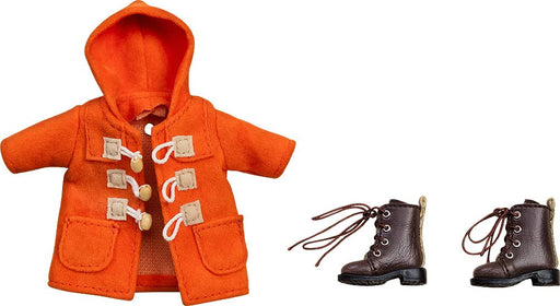 Nendoroid Doll Warm Clothing Set Boots & Duffle Coat Orange Cloth Plastic G16385_1