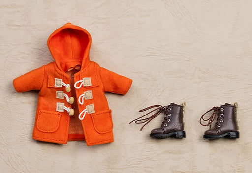 Nendoroid Doll Warm Clothing Set Boots & Duffle Coat Orange Cloth Plastic G16385_2