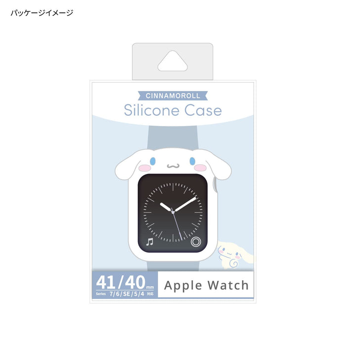 Gourmandise Sanrio Apple Watch 41/40mm Silicone Case Cinnamoroll SANG-232CN NEW_5